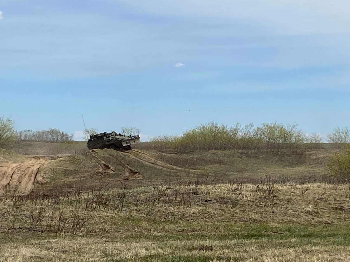 Exercise Maple Resolve is being held in Wainwright, Alta. Training picture May 12, 2022.