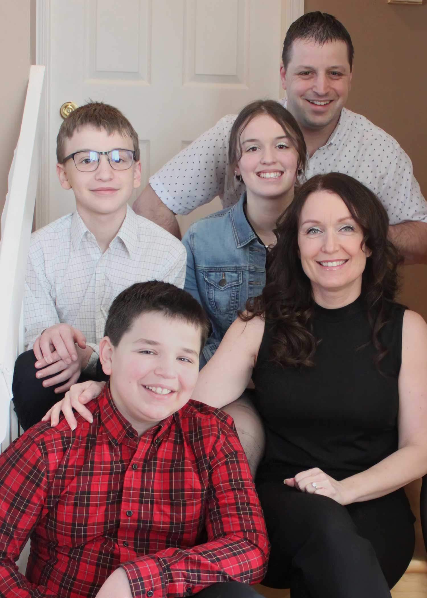 Photo of the Asselin/Naud family