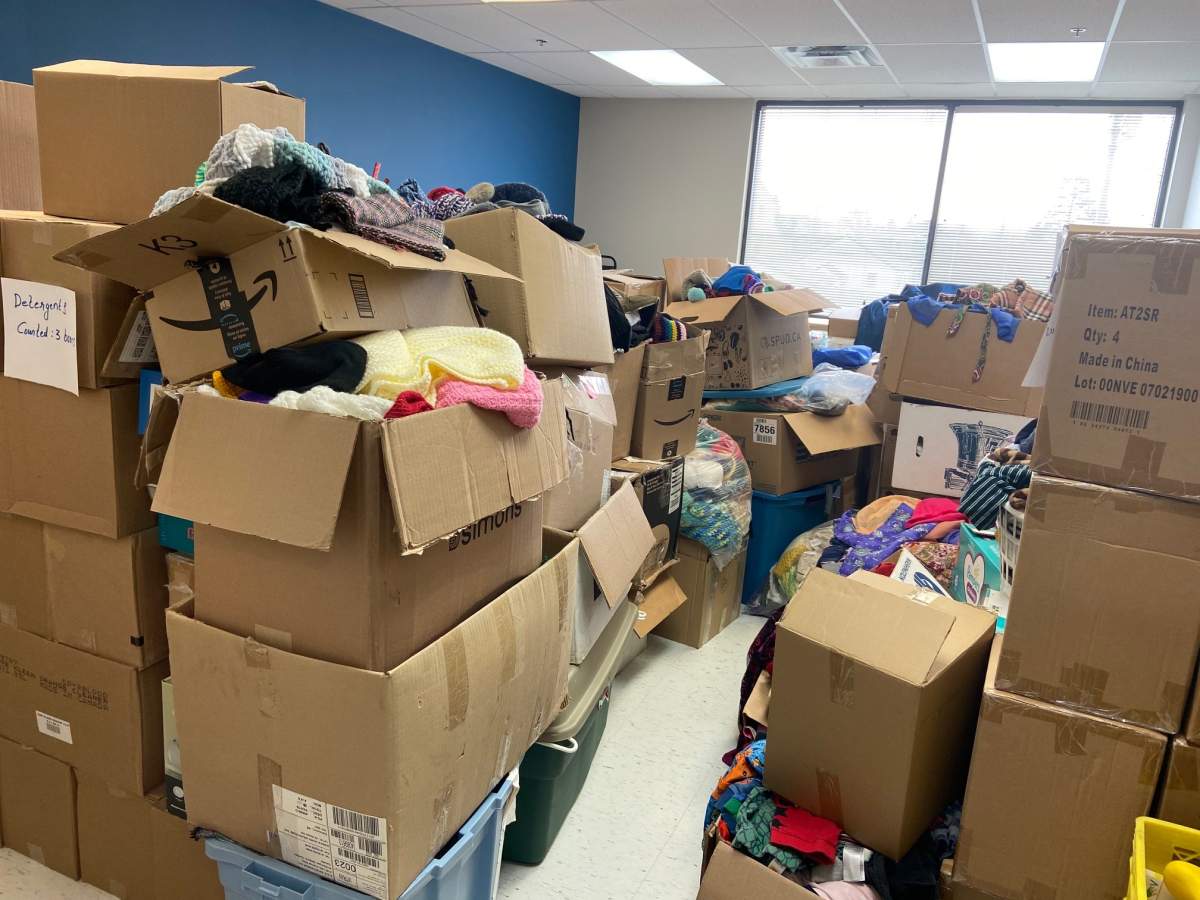 The Edmonton Mennonite Centre for Newcomers says its refugee donation centre located on 82 Street at 117 Avenue is bursting at the seams.