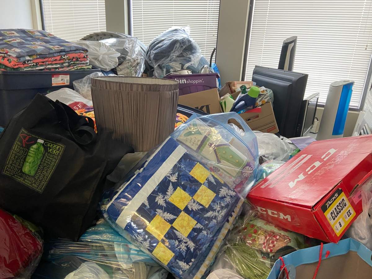 The Edmonton Mennonite Centre for Newcomers says its refugee donation centre located on 82 Street at 117 Avenue is bursting at the seams.