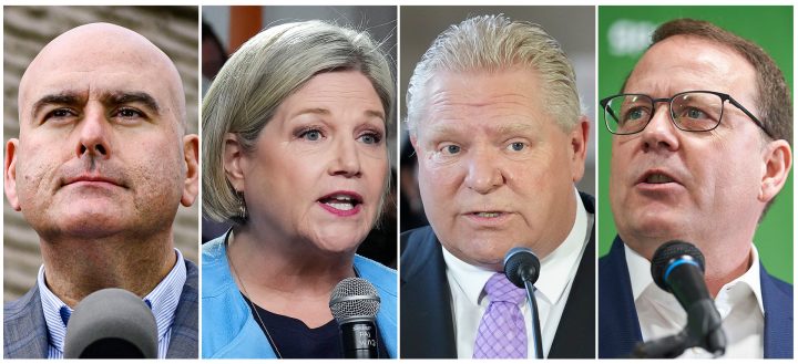 Where the Ontario leaders are on the campaign trail for Monday, May 16
