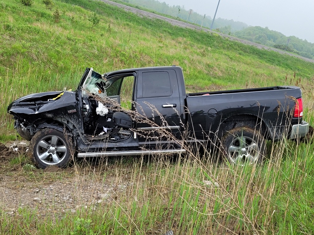 OPP are investigating after a single vehicle collision left one man dead.