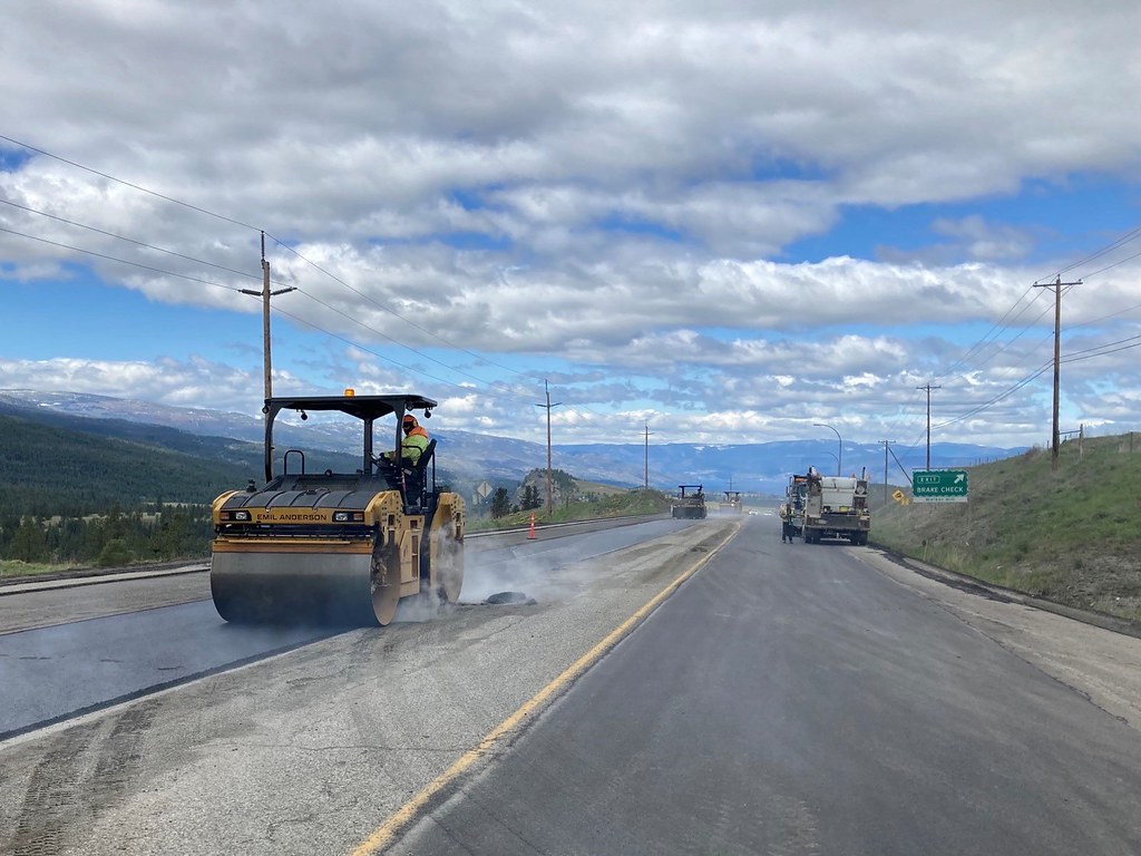 More than 450 kilometres of  Southern Interior highways and side roads are about to get fresh layers of pavement. .