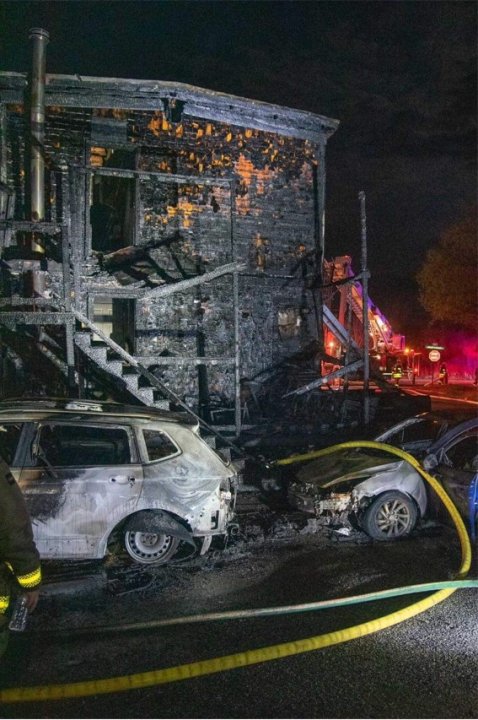 Massive fire ravages Saint John home, several vehicles go up in flames ...