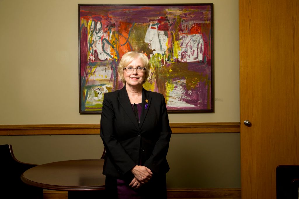 London West incumbent NDP MPP Peggy Sattler in 2017.