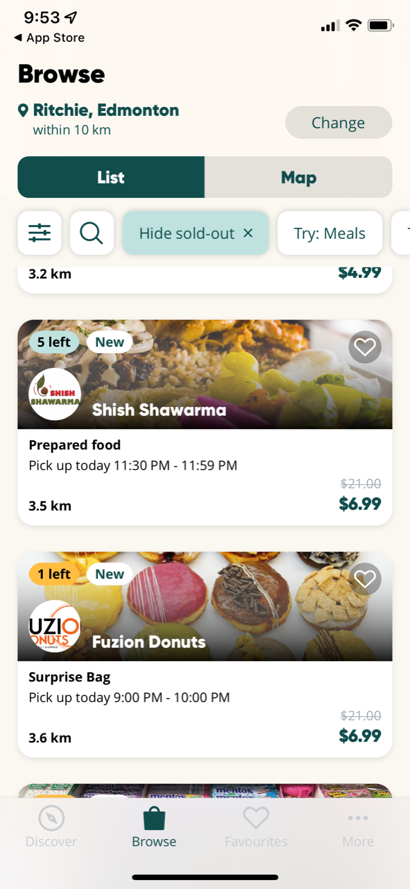 App launches in Edmonton that aims to reduce restaurant food waste, save money - image