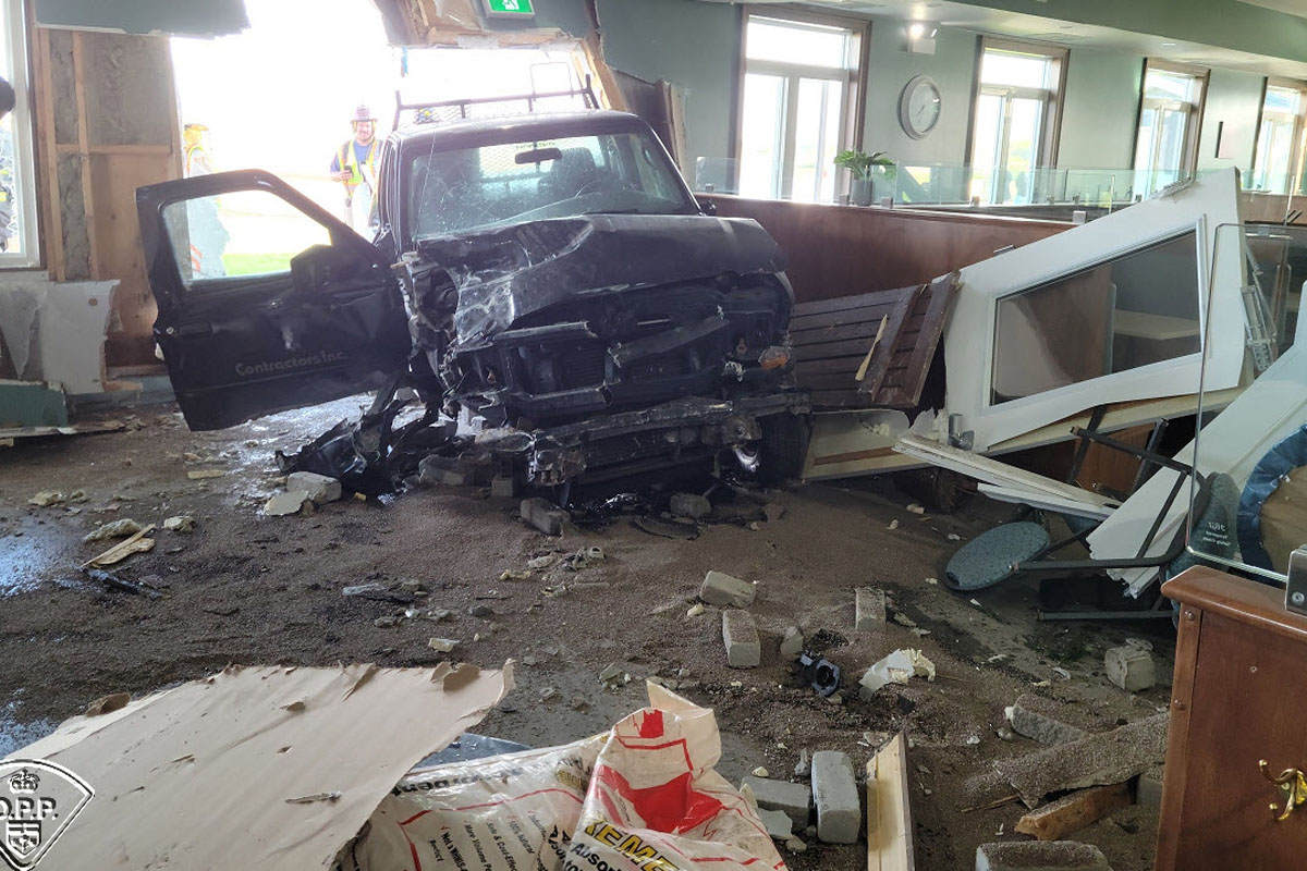 Police say people were in the restaurant at the time of the incident.