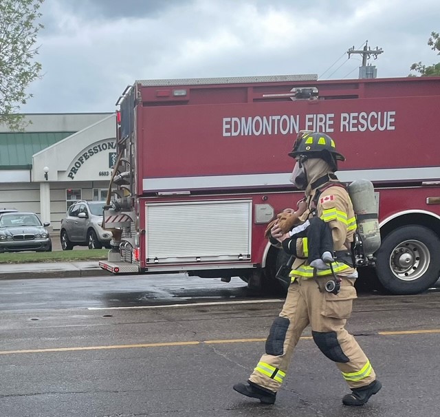 north Edmonton house fire