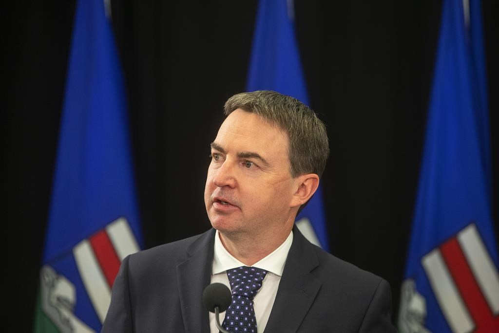 Alberta Health Minister Jason Copping gives an update in Edmonton on Tuesday, Sept. 21, 2021. Copping announced more details on the province's plan for "transforming" Alberta's continuing care system Friday.