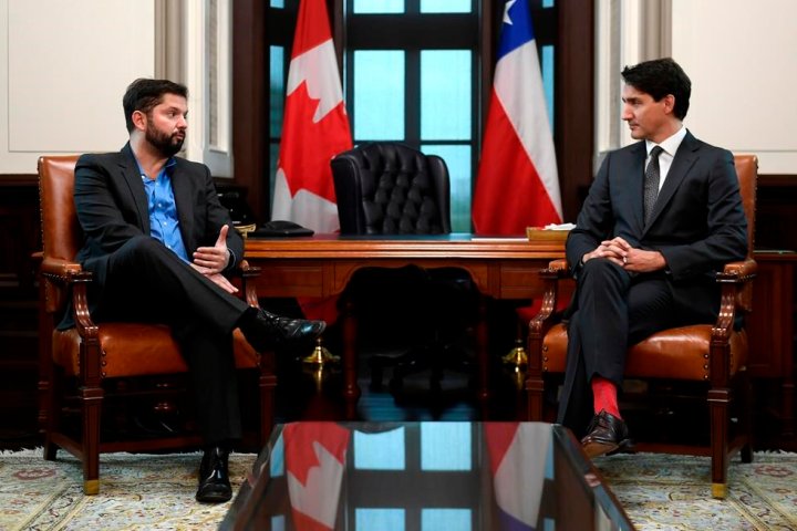 Trudeau says world leaders should ‘keep up with changes’ as Chile undergoes mining reform
