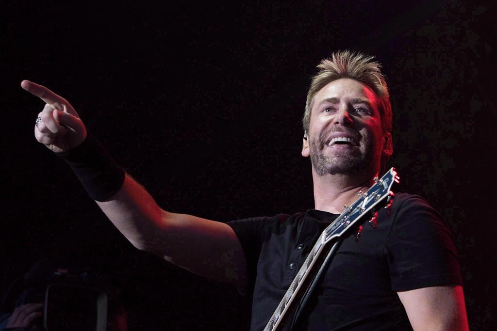 Nickelback frontman Chad Kroeger performs during Fire Aid for Fort McMurray in Edmonton on Wednesday June 29, 2016.