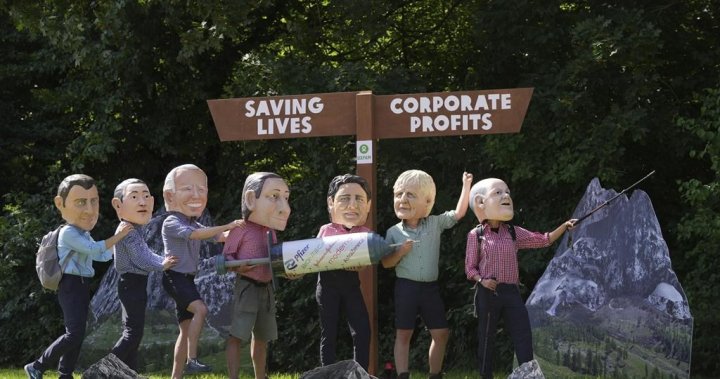 ‘Stop financing wars’: Protesters at G7 demand concrete action
