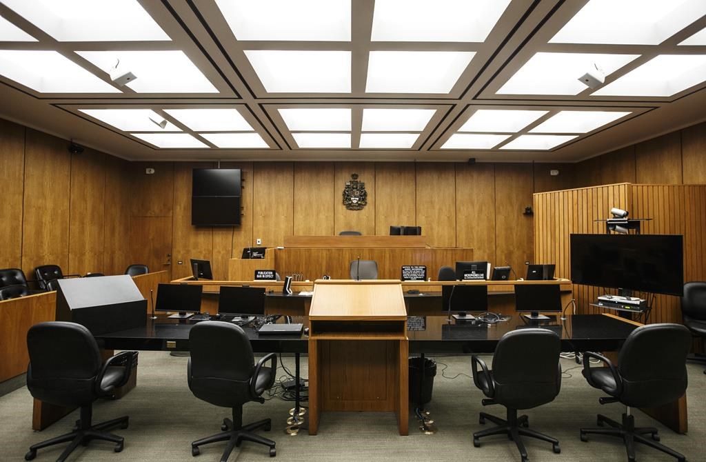 A courtroom at the Edmonton Law Courts building, in Edmonton on Friday, June 28, 2019.  