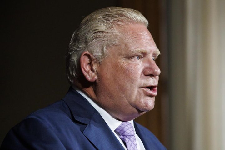 Doug Ford says he’s working add more health workers; won’t commit to repeal wage cap law