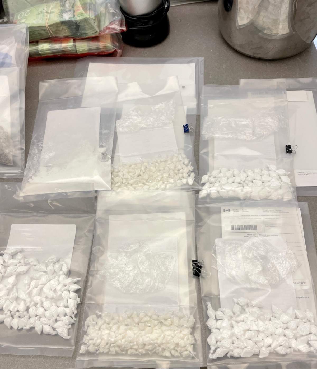 Edmonton police charged four people following an investigation into an alleged drug trafficking network that was operating between Edmonton and Mississauga, Ont.