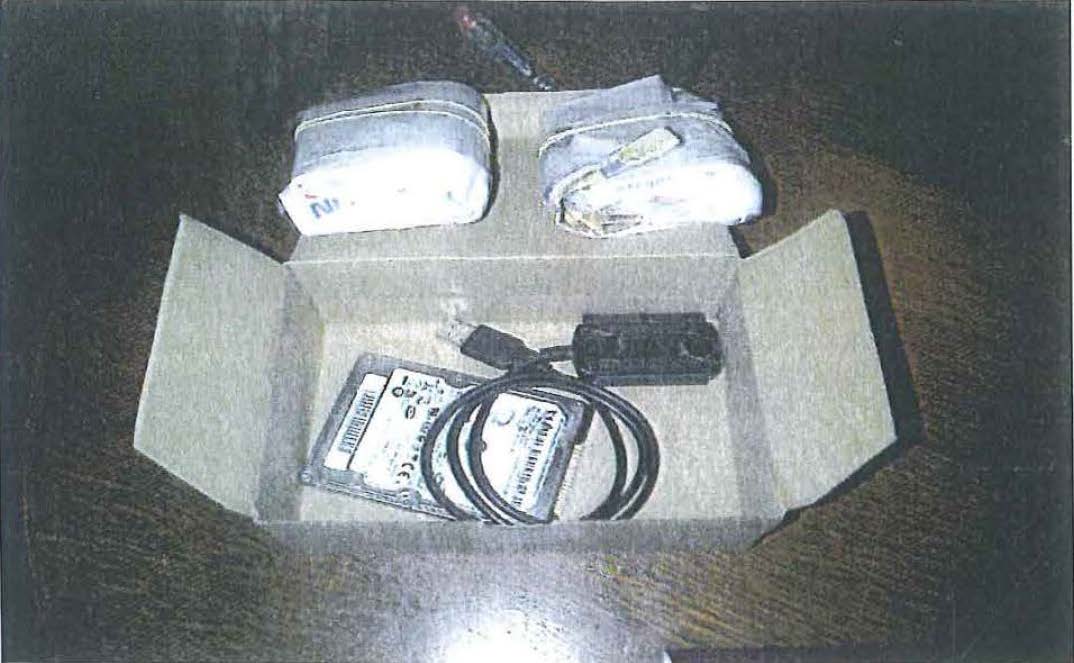 A hard drive found hidden inside a stereo system in the cabin where Coban was arrested.
