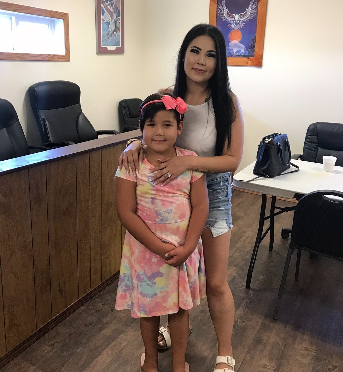 Alexandra and mom Cheyenne