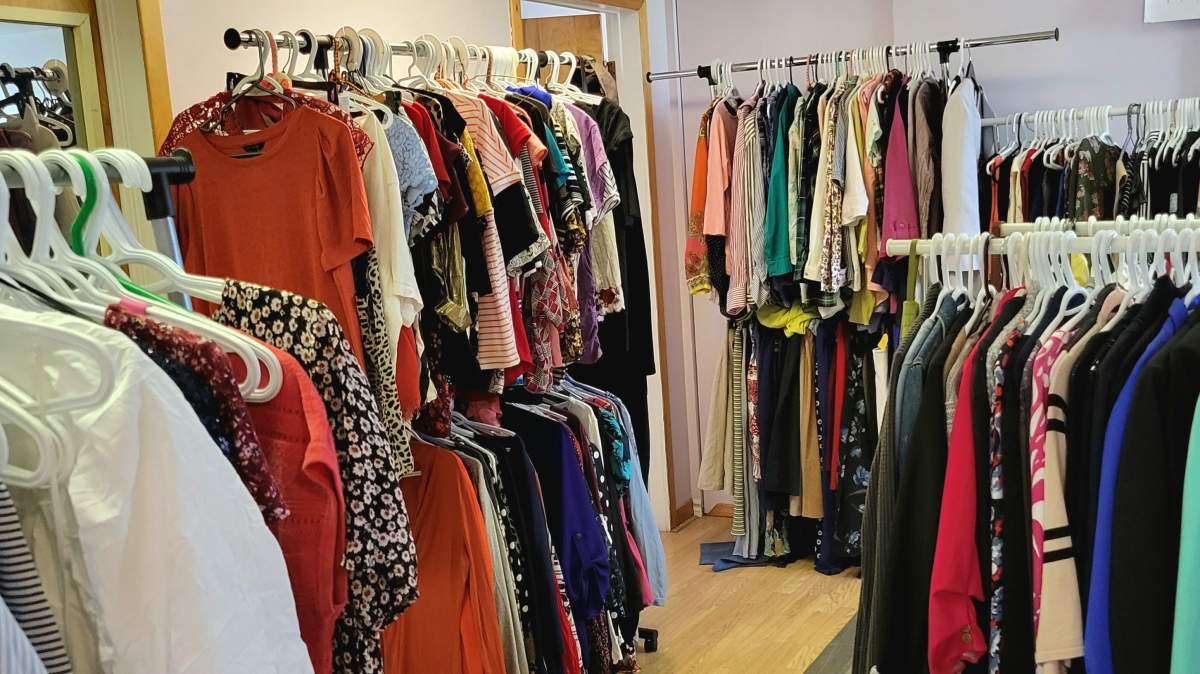 Clothes sold at The Abundance Store come entirely from donations.