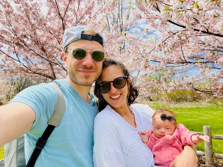 The Bachmann’s welcomed their first born, Ruby, in March 2022.