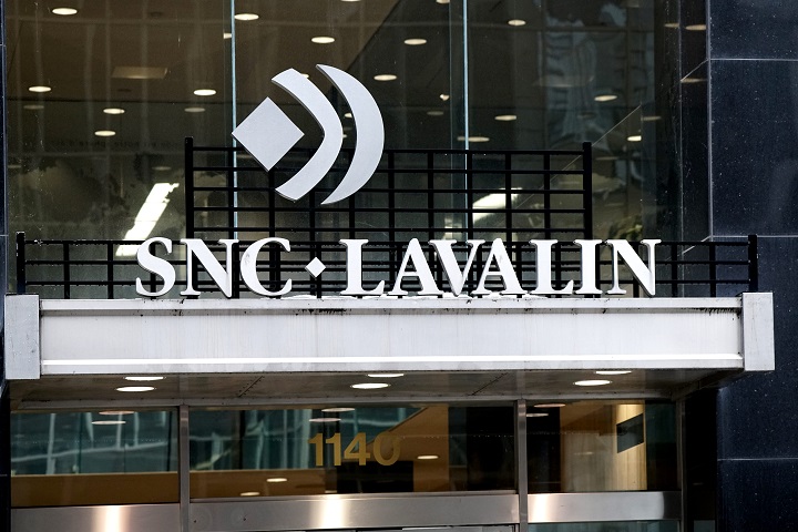 Offices of SNC-Lavalin engineering firm in Montreal, Que., February 24, 2019. 