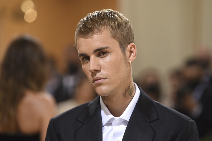Justin Bieber attends The Metropolitan Museum of Art's Costume Institute benefit gala on Sept. 13, 2021, in New York. 