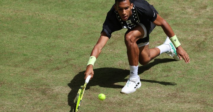 Montreal tennis star Auger-Aliassime advances to second round at Halle Open