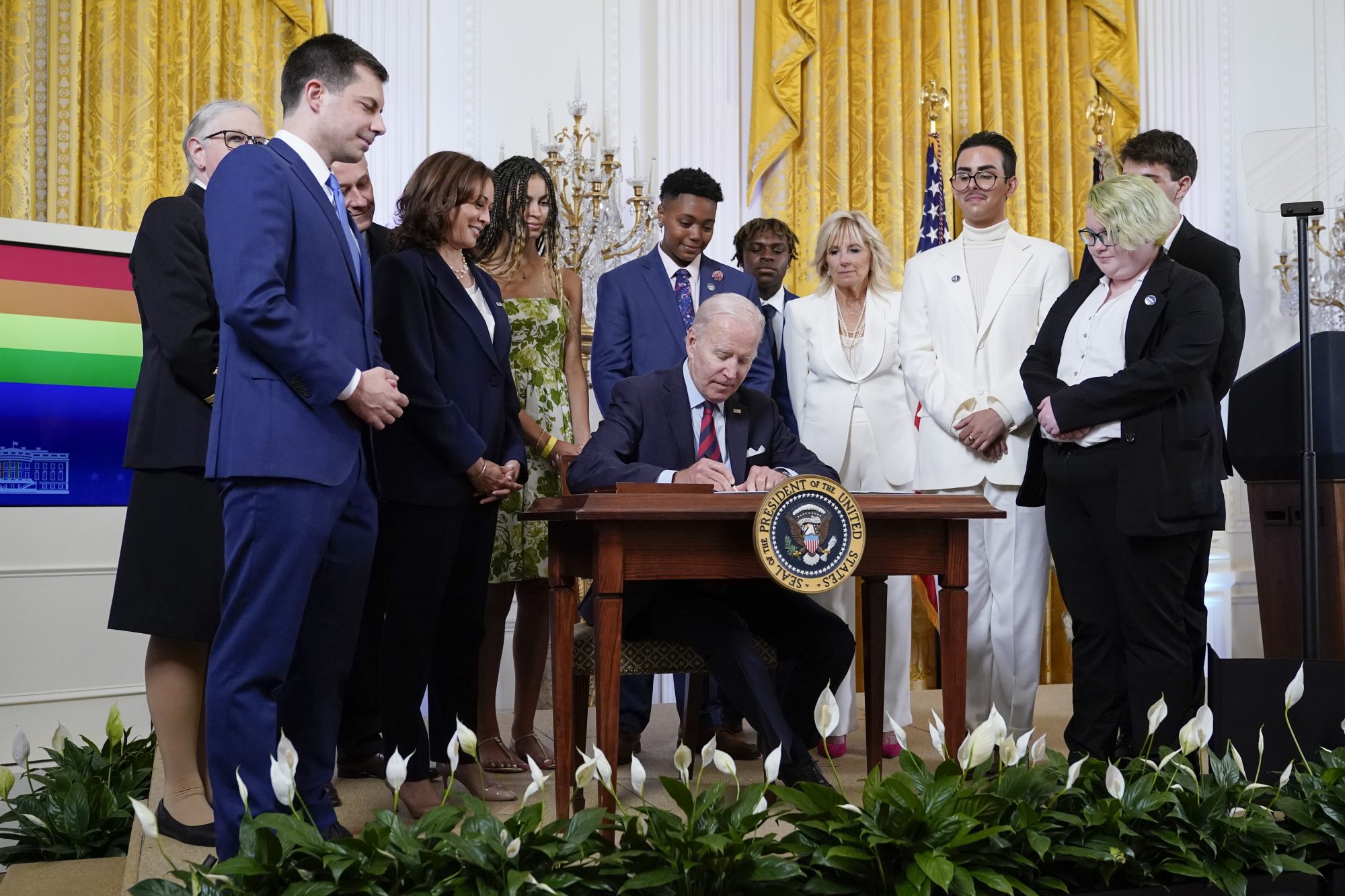 Biden signs order to fight state bills that discriminate against LGBTQ+ community