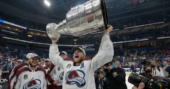 Avalanche Player Drops Stanley Cup