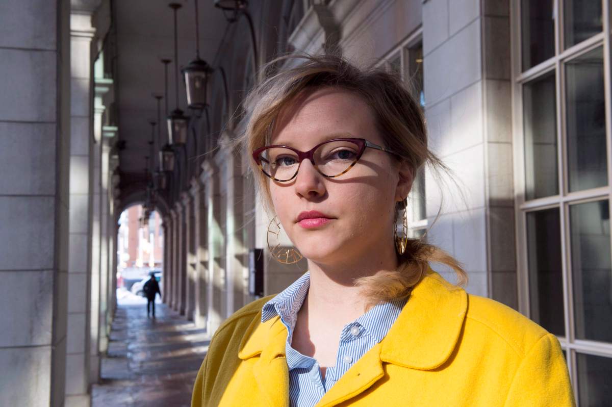 Women's rights advocate Julie Lalonde poses for a portrait in Toronto on Tuesday, January 30, 2018.