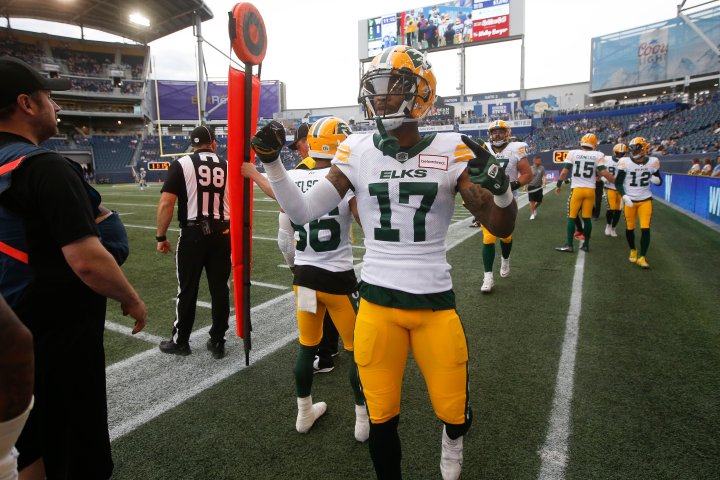 Walker officially out for Saturday game against Riders, Edmonton Elks bring back Holley