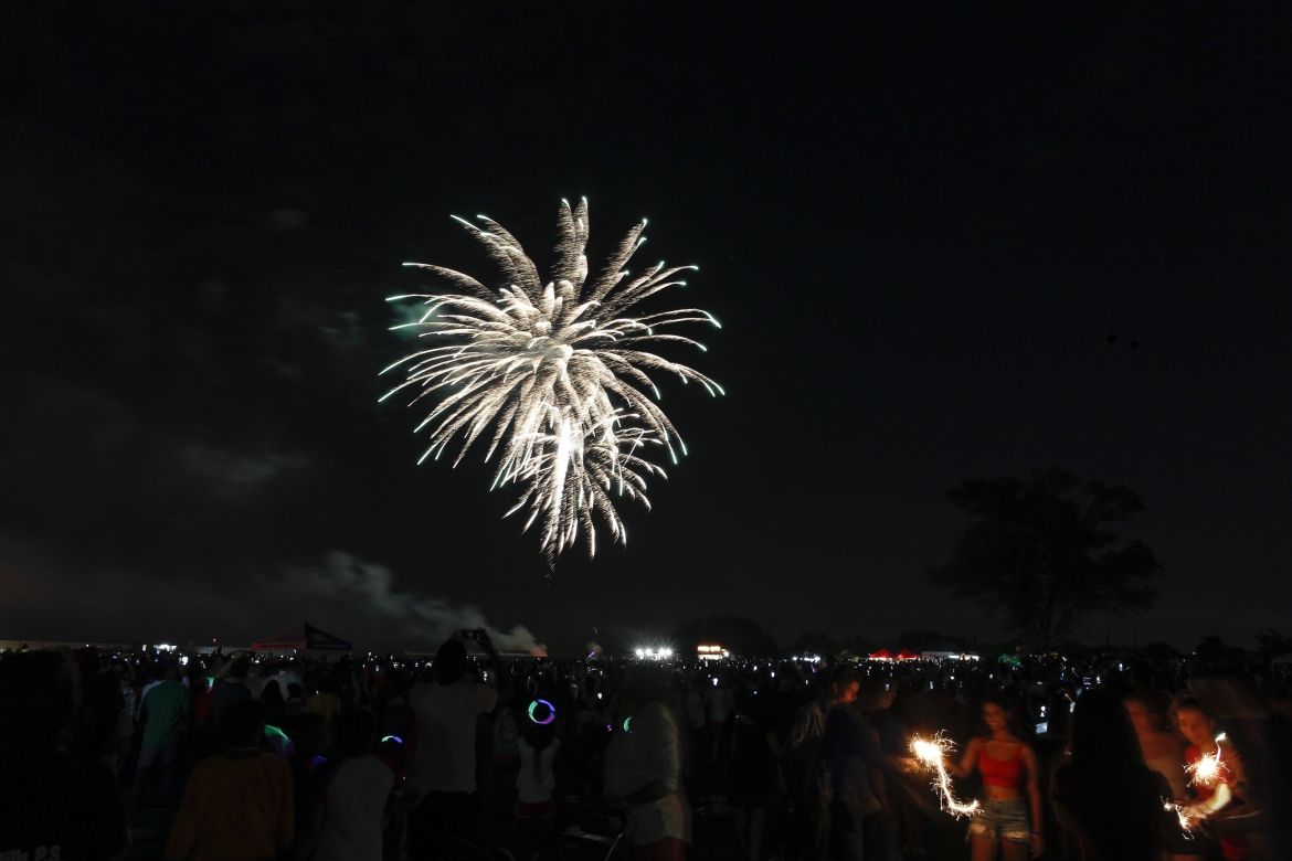 After the fireworks, free buses will leave from locations on either side of the river.