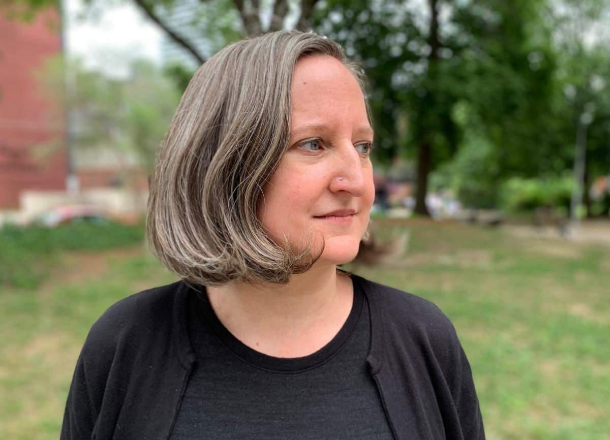 Cheryl Dobinson, a Toronto-based bisexual researcher and member of the 2SLGBTQQIA+ community.