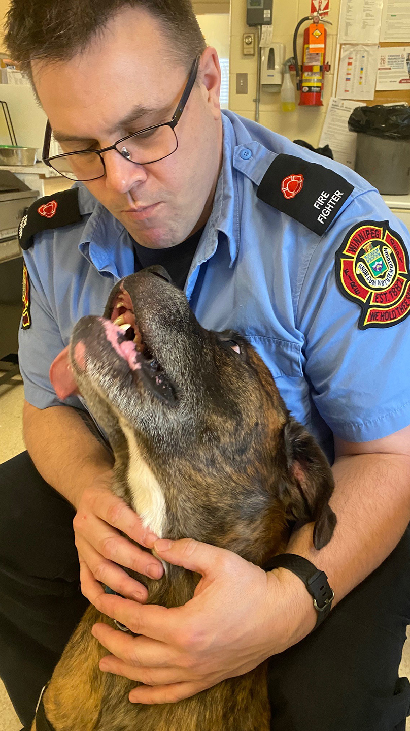 Station Doggie Dates program helps increase morale of first responders - image