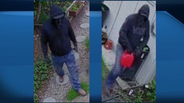 Nearly a year after a central Edmonton home caught fire resulting in the deaths of two cats, police said arson has been confirmed as the cause of the blaze and they are now seeking two suspects.