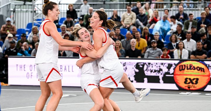 Plouffe sisters help Canada advance to women’s 3×3 basketball semifinal