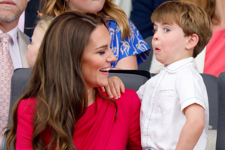 Cheeky Prince Louis steals the show once again at Jubilee Pageant