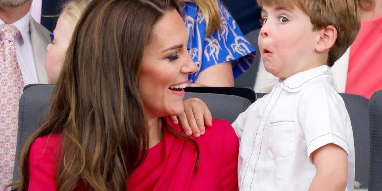 Cheeky Prince Louis steals the show once again at Jubilee Pageant