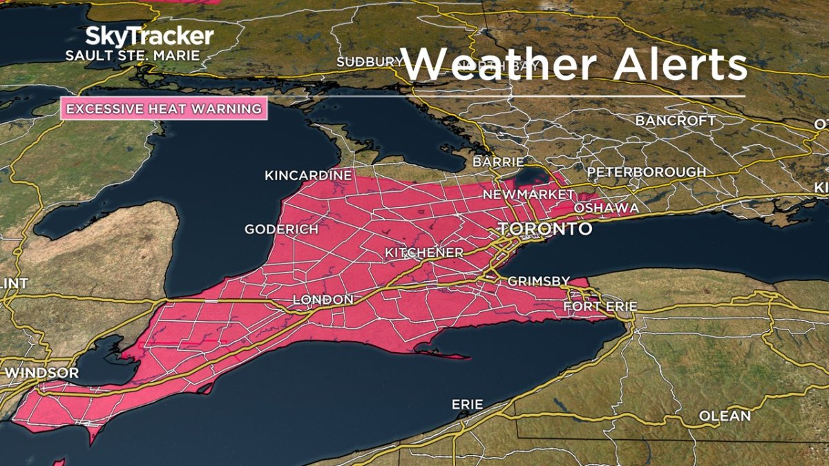 Hamilton and Niagara Region is under a heat alert for two days with temperatures in the 30s expected over two days.