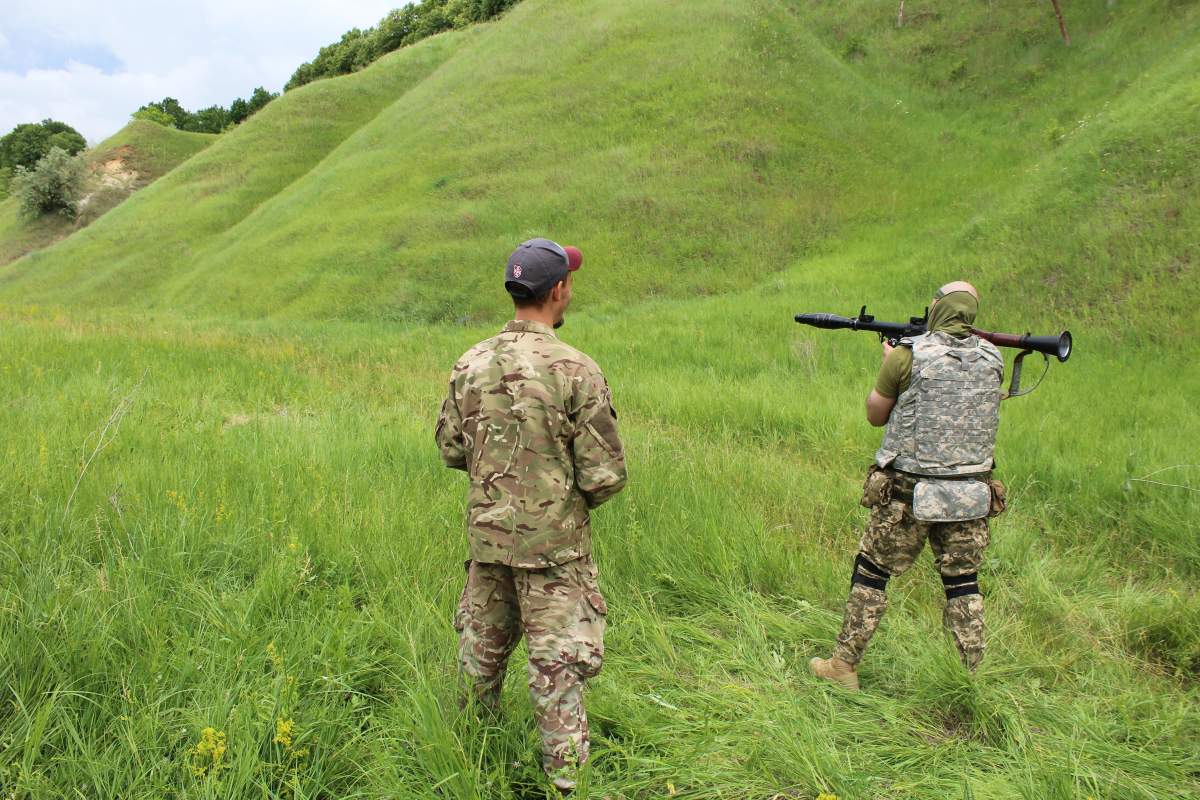 An Azov training camp, near Kharkiv, Ukraine, on June 23.