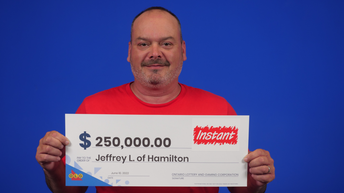 – Jeffrey Leek of Hamilton is $250,000 richer after winning the top prize with OLG's Instant Turbo game.