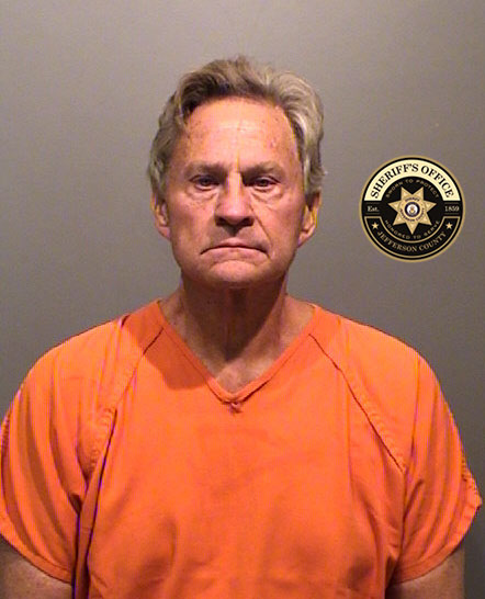 A mugshot of Kerry Endsley, 73, who is accused of holding two hikers at gunpoint and forcing the woman to put on a nylon "leash."