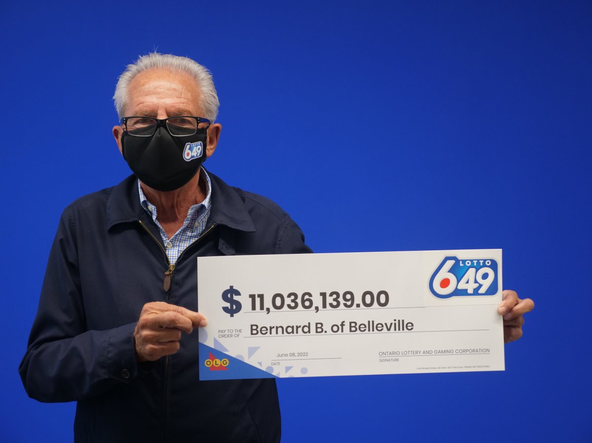Bernard Boucher of Belleville, Ont., won $11 million on Lotto 649.