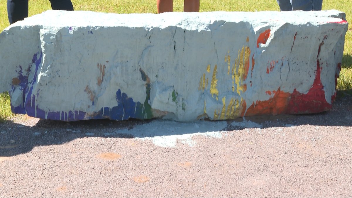 A Pride display in Stone Mills Township was the target of vandals over the weekend.