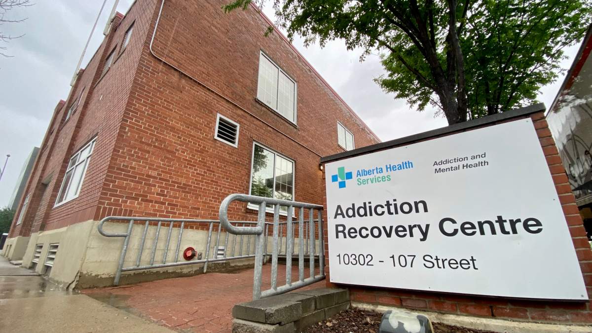 The old location of the Addiction Recovery Centre (10302 107 St.) in downtown Edmonton on Wednesday, June 22, 2022.