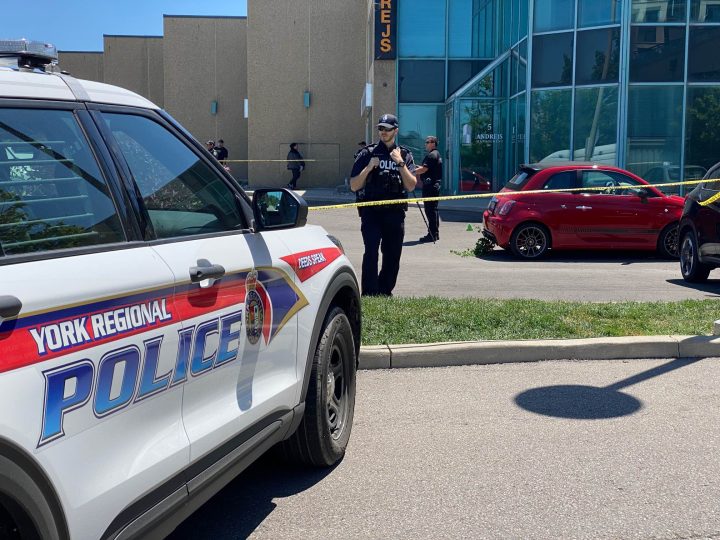 An 80-year-old senior was hit by a car in Vaughan.