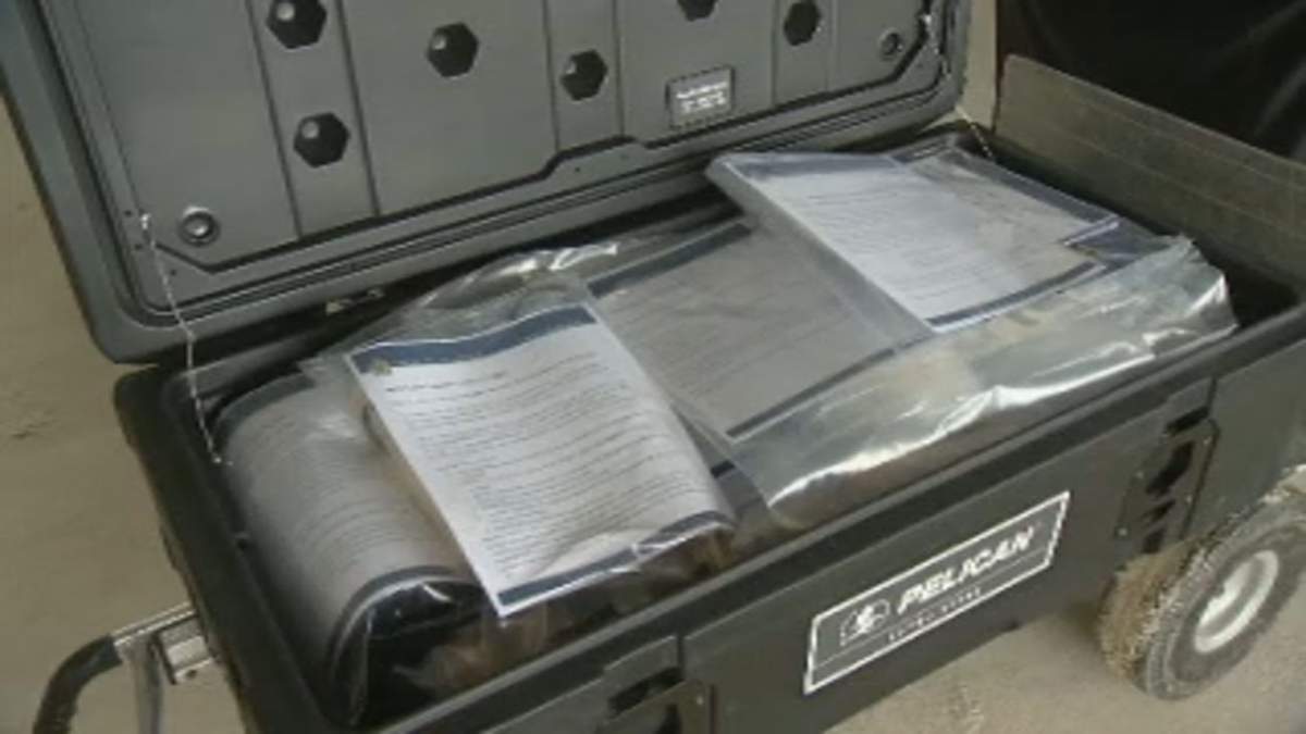 On June 13, 2022, Regina Police Service put the time capsule within the walls between the old and new RPS headquarters for future generations to discover. 