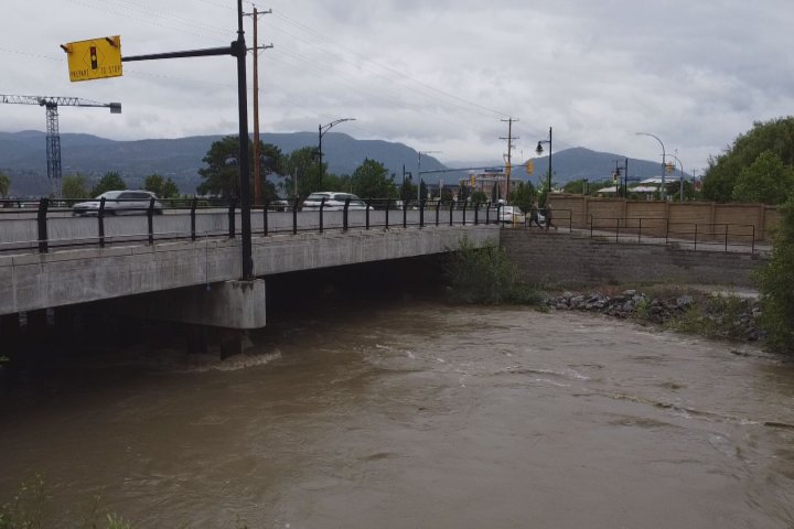 Flooding concerns rise around the Okanagan as creeks swell