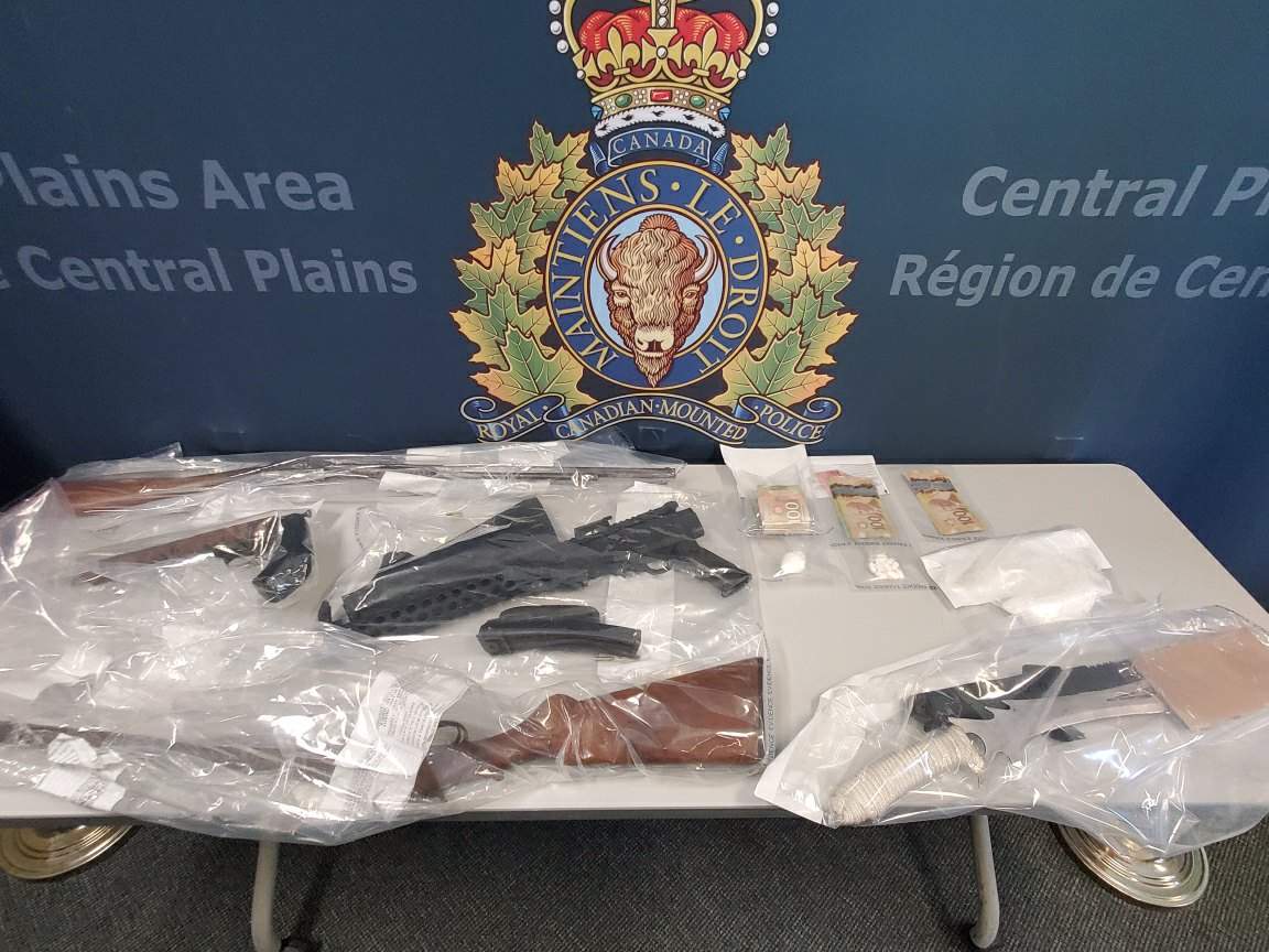 Contraband seized by RCMP in Portage la Prairie.