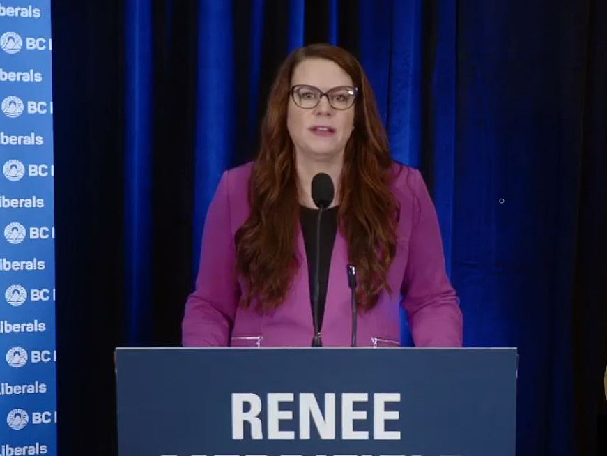 First-term MLA Renee Merrifield, who represents the riding of Kelowna-Mission, placed sixth out of seven in February’s leadership race.