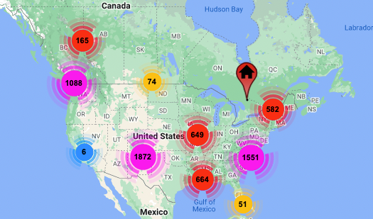 Year-to-date sites where the Guardian SmartFlagger is in operation.